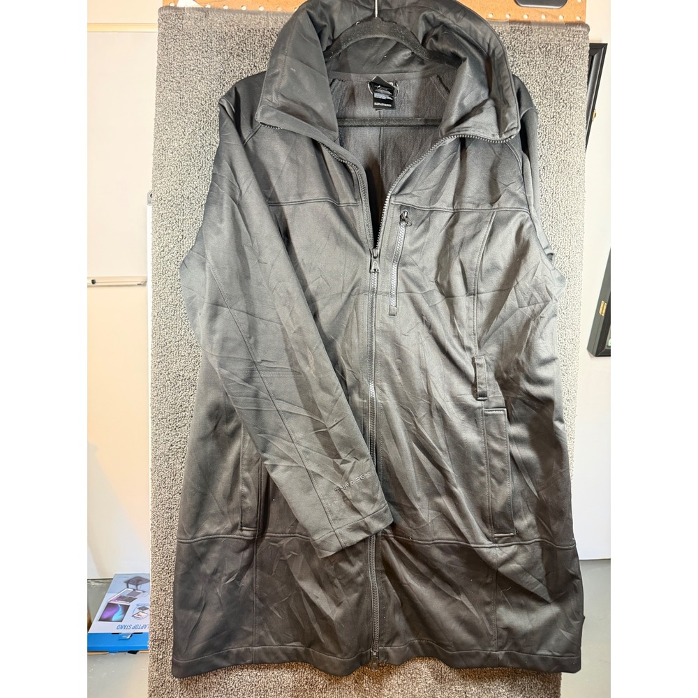 The North Face Apex Softshell Parka Girls XL/18 Black Full Zip Hooded Jacket